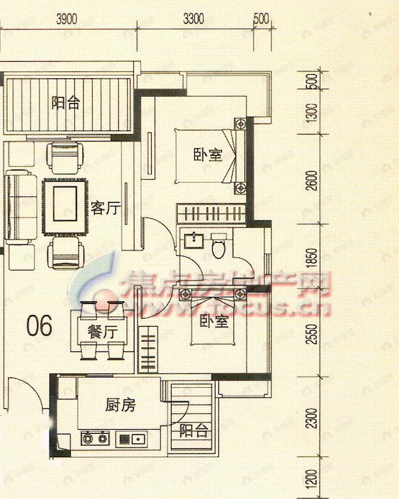 中海锦榕湾（光大榕誉）户型图