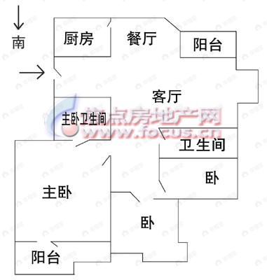 建面135平户型图