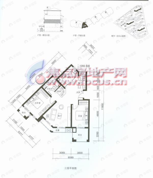建面93平户型图