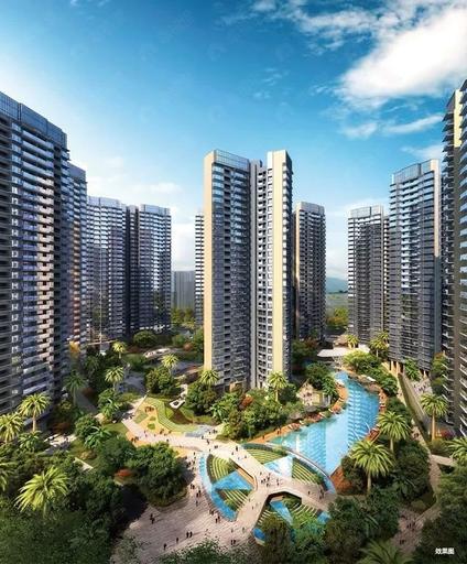 深圳颐安都会中央五期龙岗 龙岗中心城/建面75平-162平