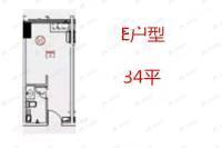 阳光城檀悦1室1厅1卫户型图