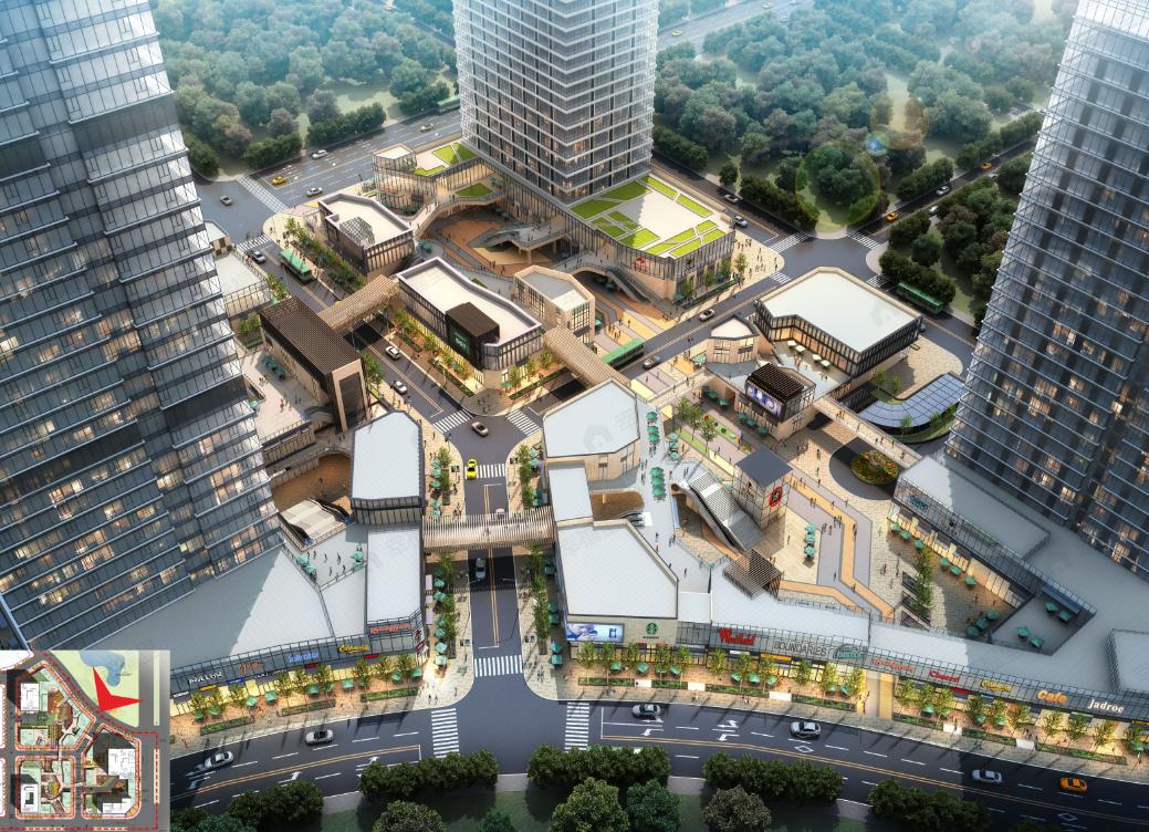 绿地光谷中心城效果图
