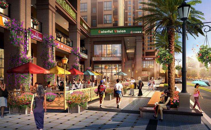 林溪康城效果图