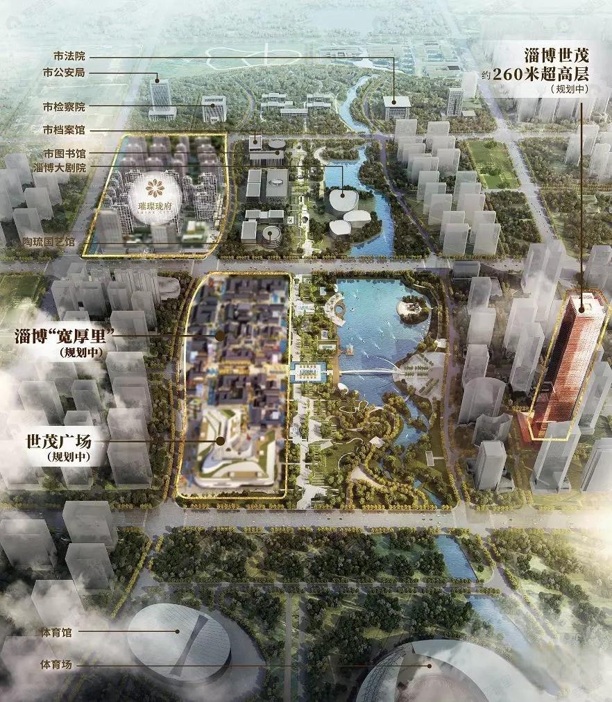 世茂璀璨珑府效果图