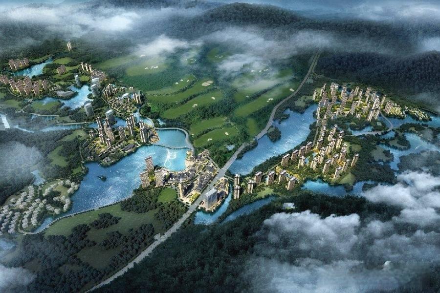 绿地樾湖国际生态城效果图