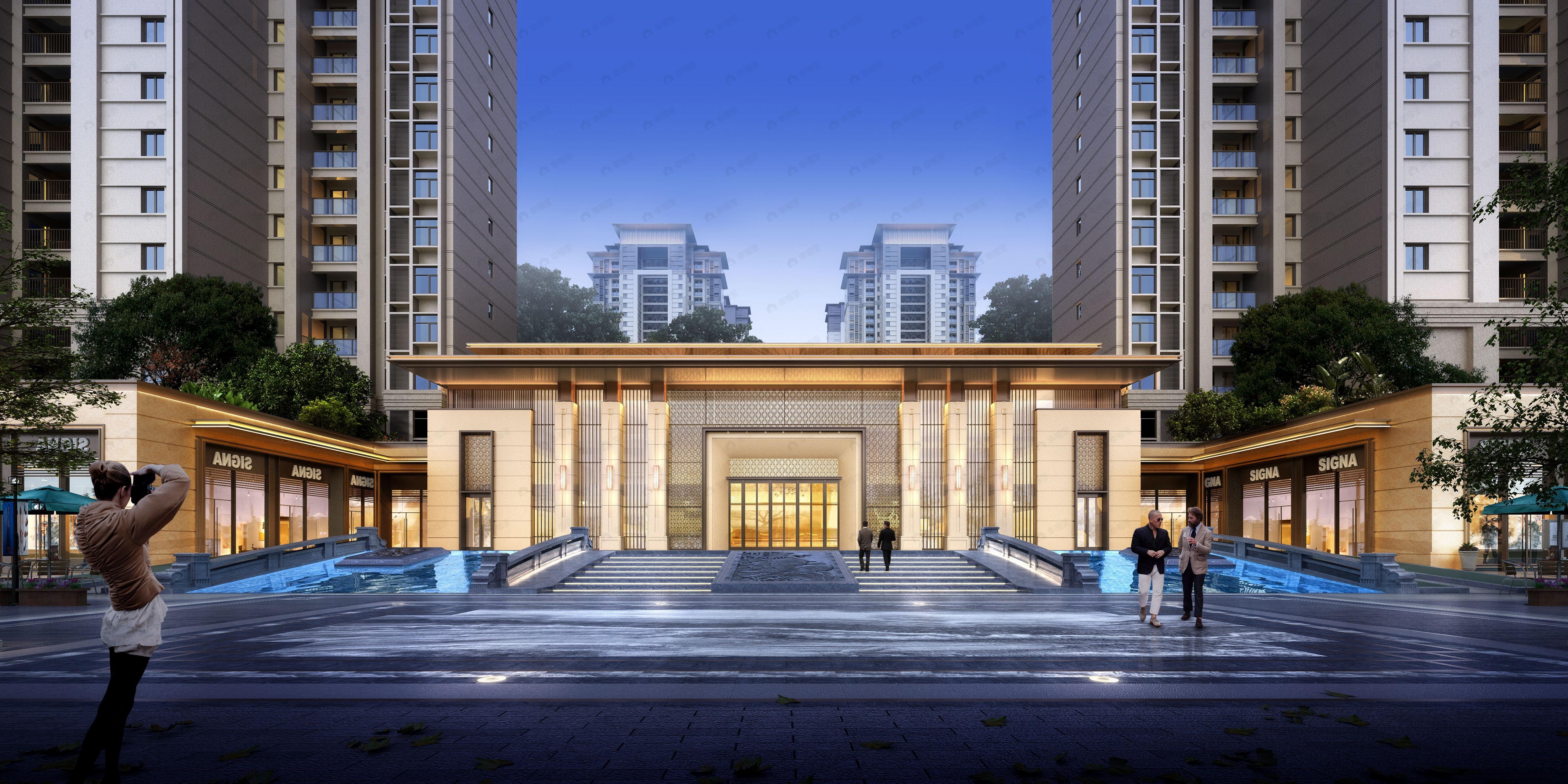 中建城发荆江之星效果图