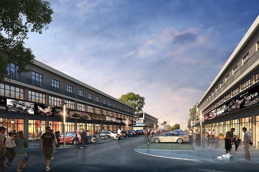 建工城陵矶国际汽车城效果图