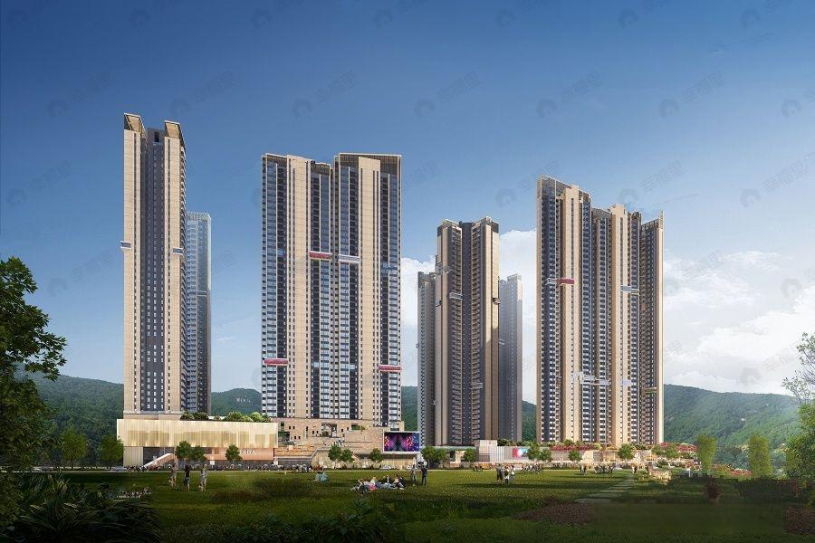 兆邦基碧湖春天效果图