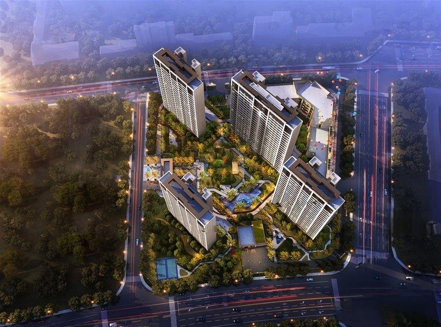 中海河山郡效果图