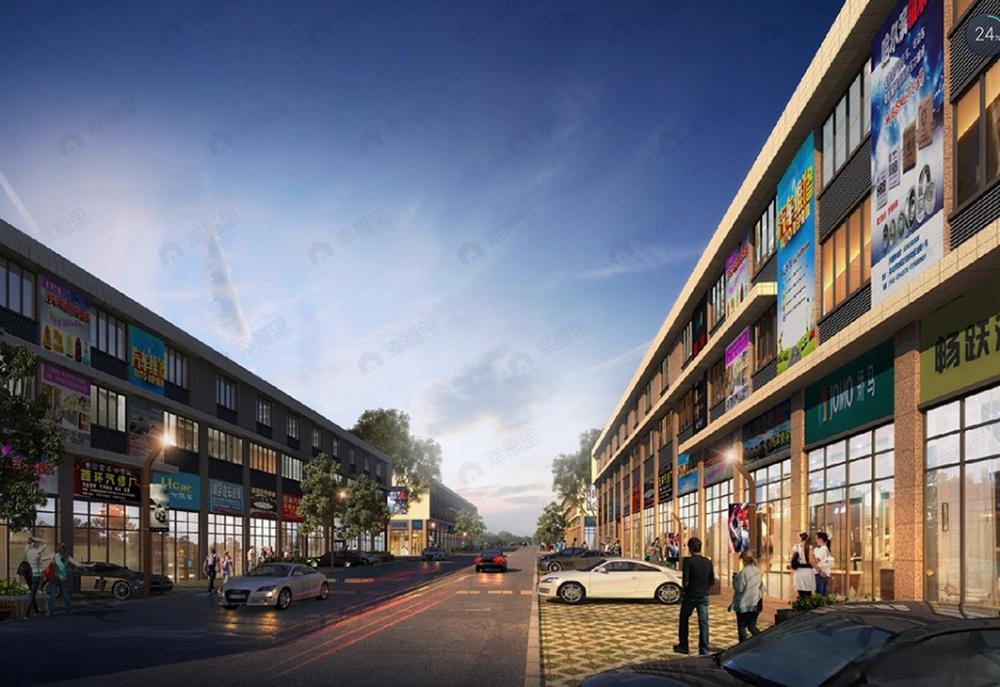 建工城陵矶国际汽车城效果图