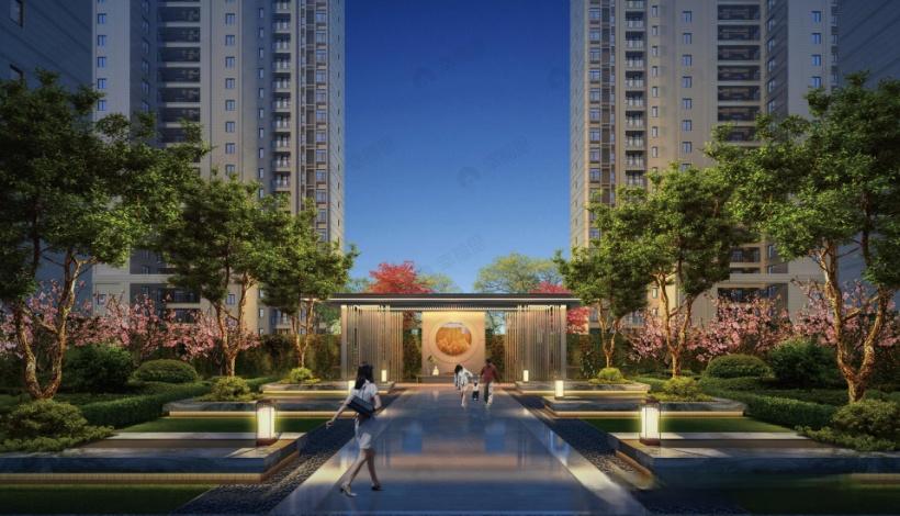 中建城发荆江之星效果图