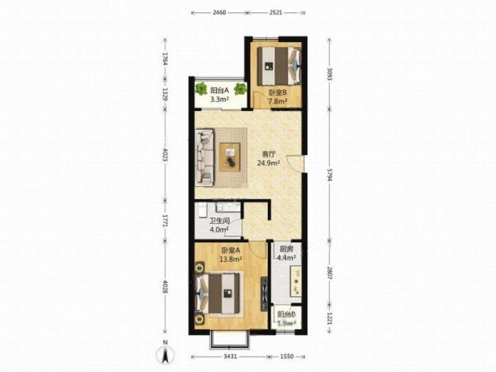 整租·加州水郡(西区)