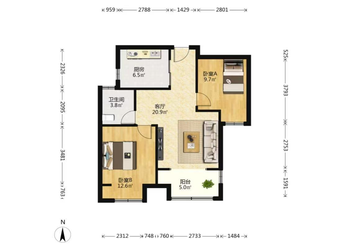 整租·华盛景园