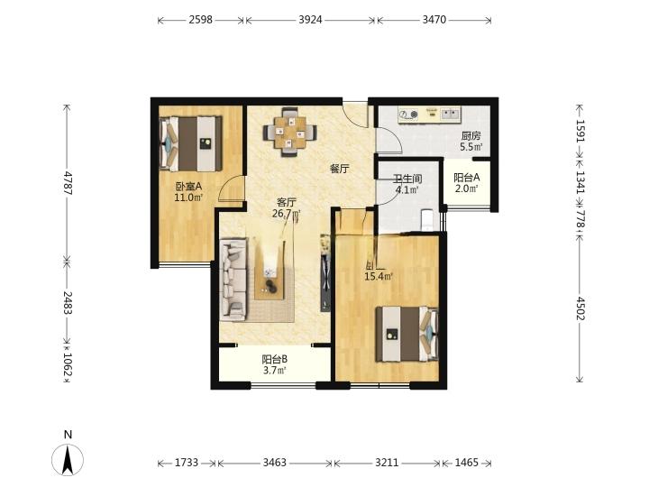 整租·金龙建业森林半岛