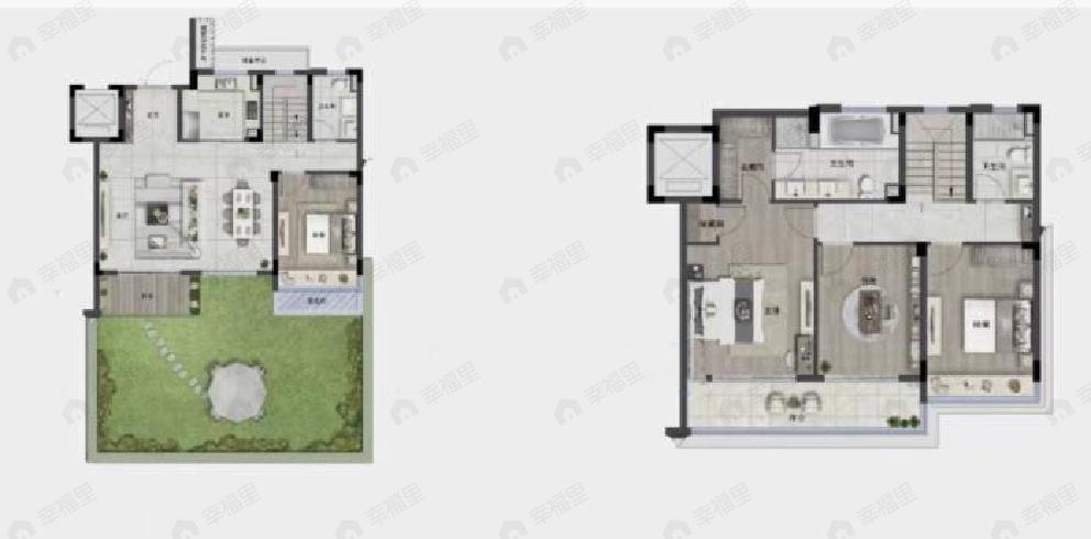 德信赋富春云庄4室2厅3卫户型图