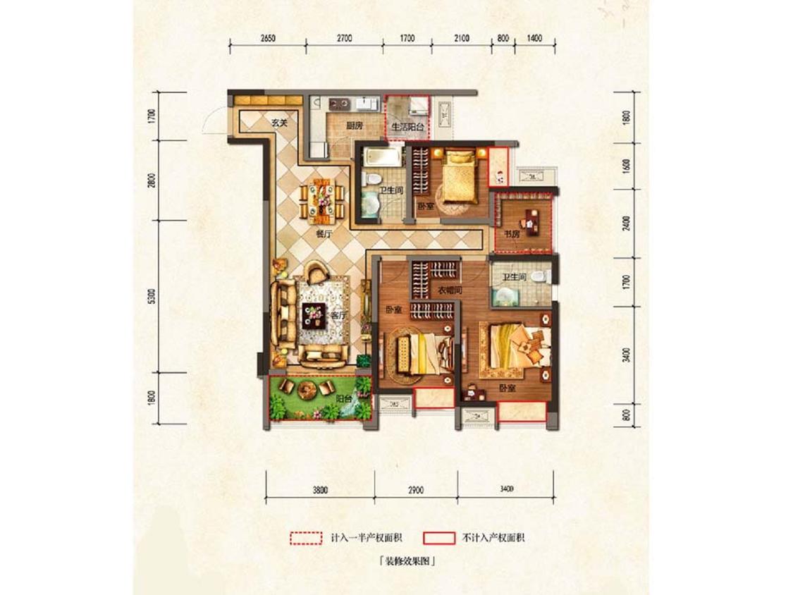 整租·融创凡尔赛(领馆四期)