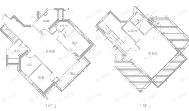 格力公园海德4室2厅3卫户型图