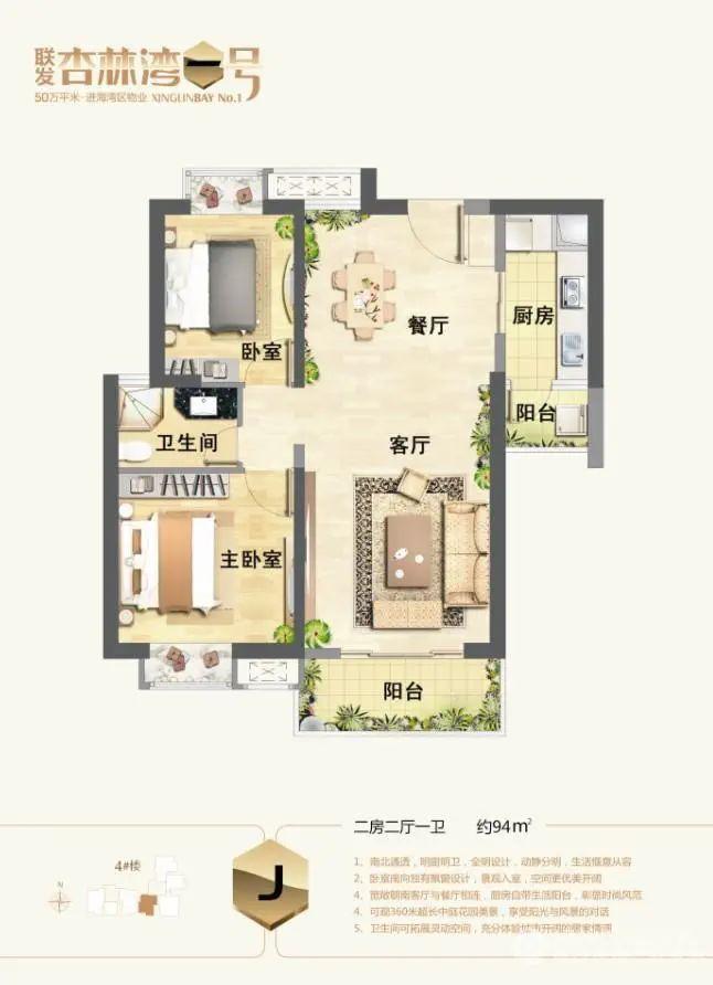 整租·联发杏林湾一号(二三期)