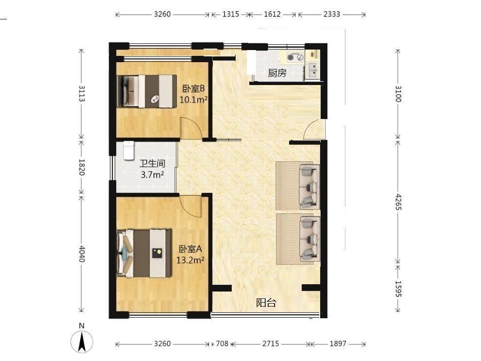 整租·天琪福苑