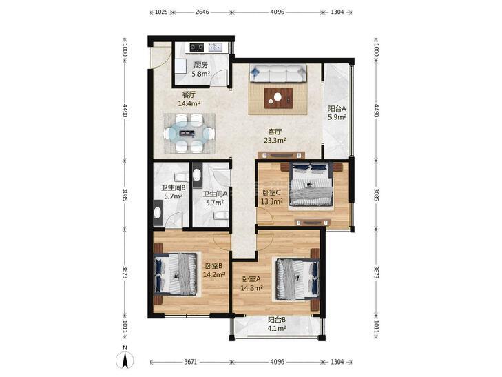 整租·盛鑫嘉园