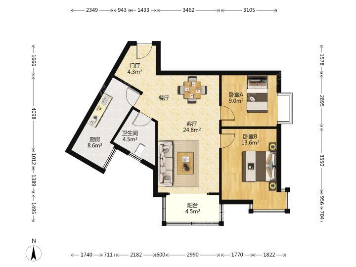 整租·城南锦绣