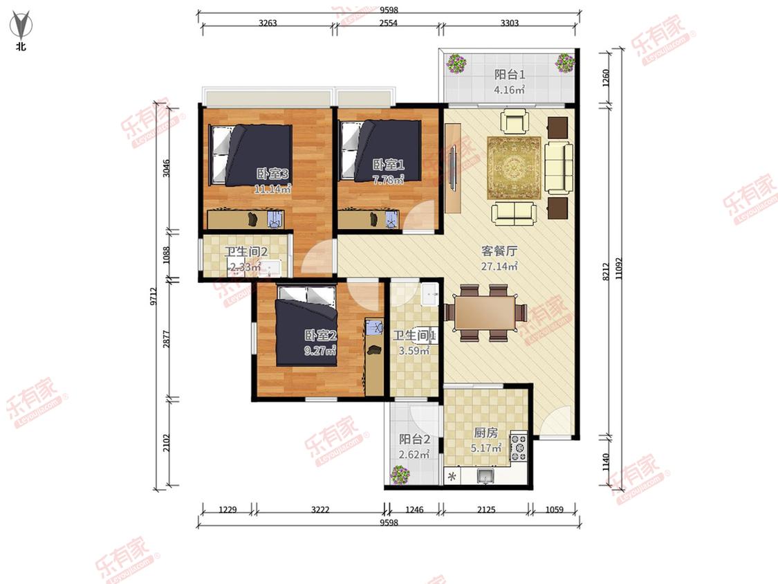 整租·保利中悦花园