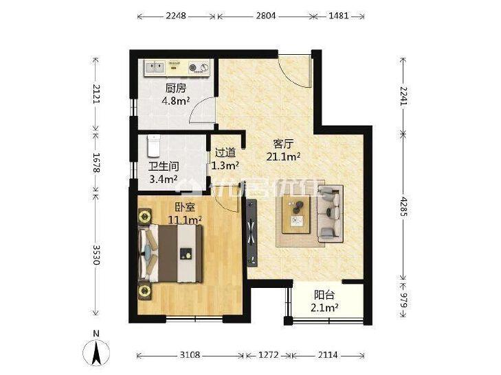 合租·旧宫新苑(南区)