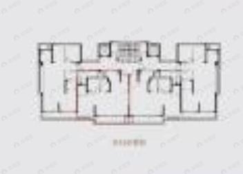 3室2厅2卫建面106m²南户型图