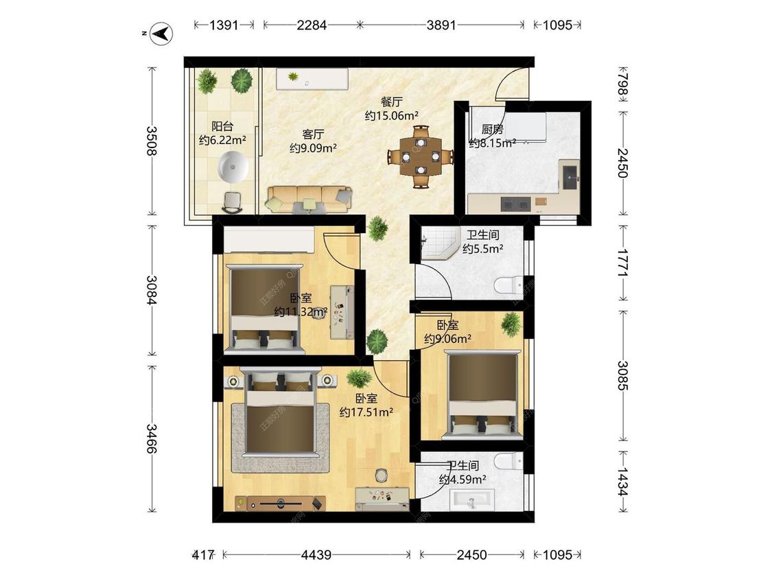 整租·鸿运花园