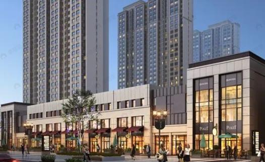 金地名京商铺效果图