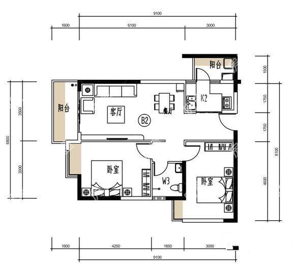 整租·德润朗悦湾