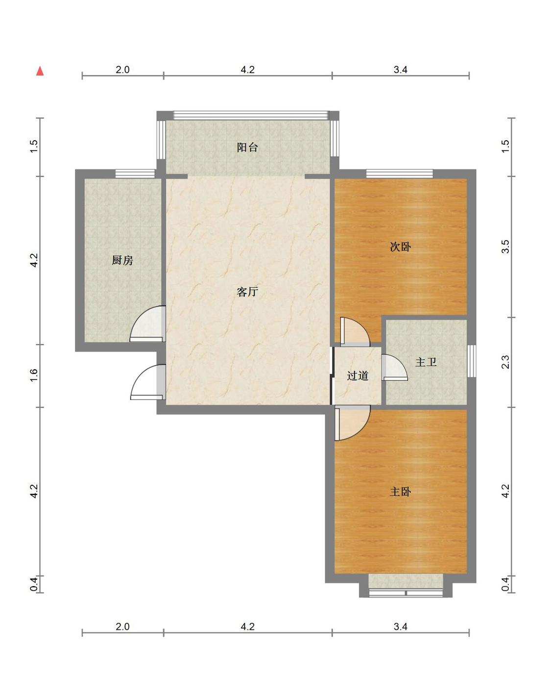 整租·华富瑞士名居