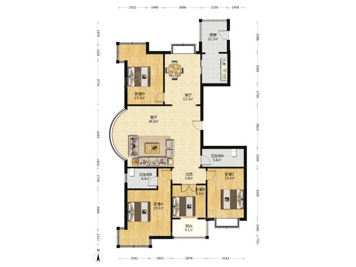 整租·万水澜庭