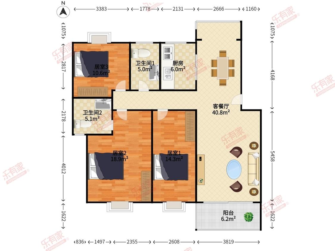 整租·香荔花园(二期)