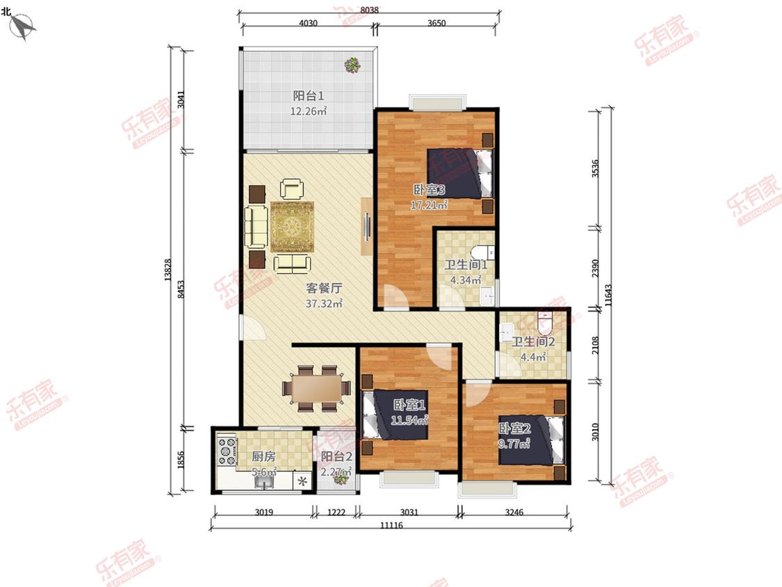 整租·高尔夫1号