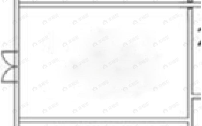 1室1厅建面62平户型图