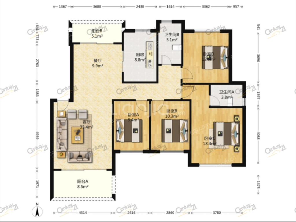 整租·大涌雅居乐豪园