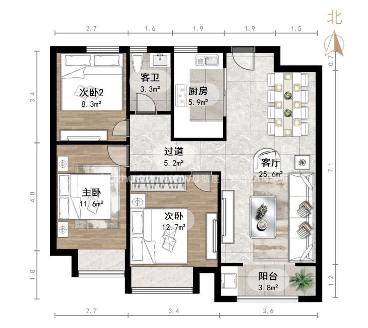 整租·中建锦绣城(三期)