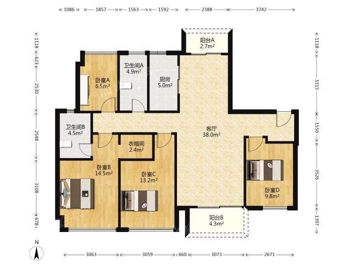 整租·泰禾世茂佛山院子(二期)