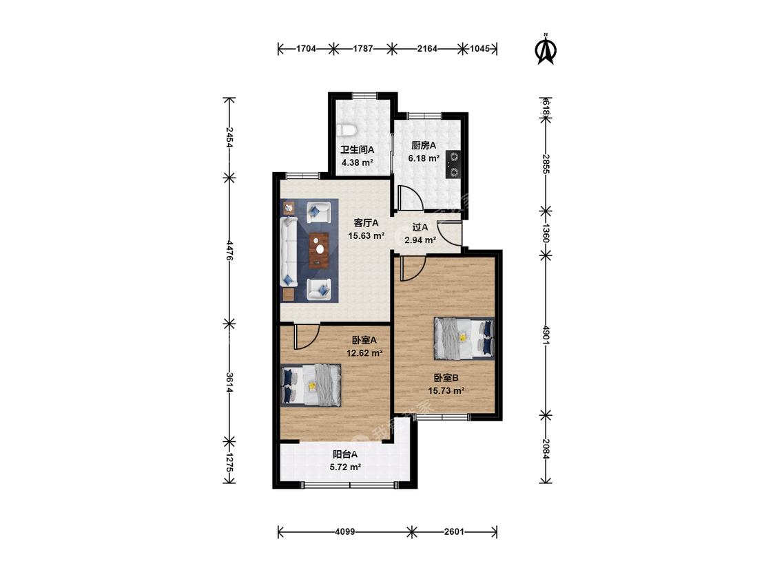 整租·凌兆七村