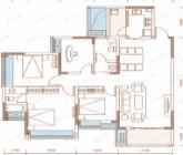 川网国际花园4室2厅2卫户型图