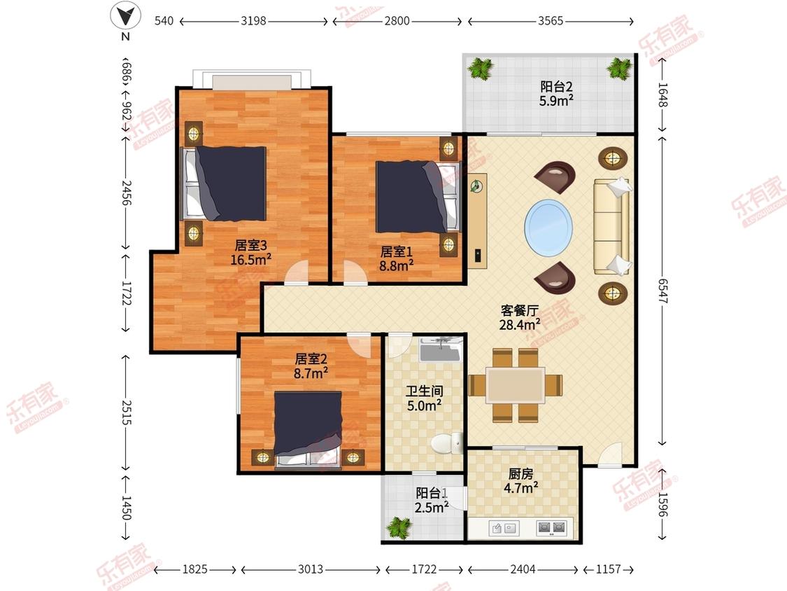 整租·铭筑荔苑