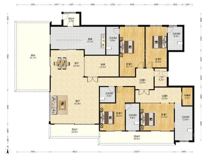 整租·雁栖玫瑰园