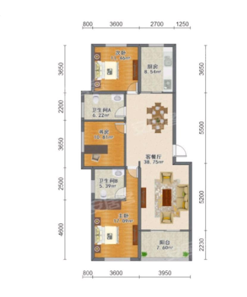 整租·建邦听海(西区)