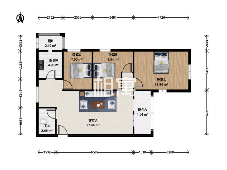 整租·园景(西区)