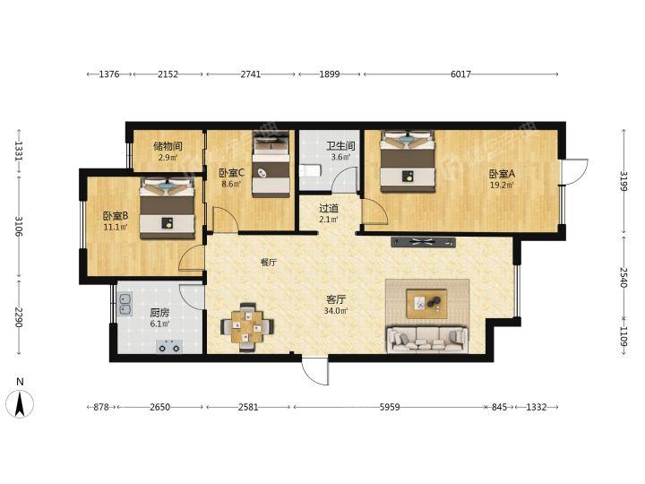 整租·奥林匹克花园(北区)