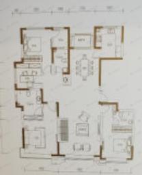 南益名悦湾4室2厅3卫户型图