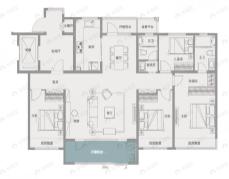 4室2厅2卫建面154平户型图