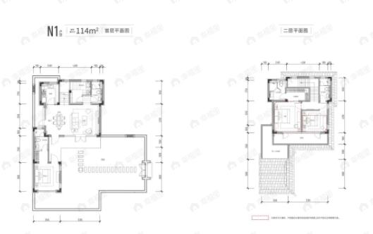 滨江·天目山晓城3室2厅4卫户型图
