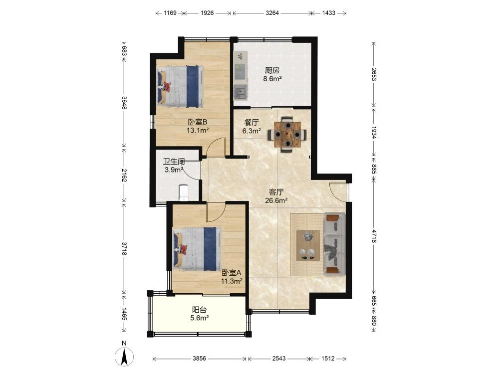整租·康桥半岛(城中花园)